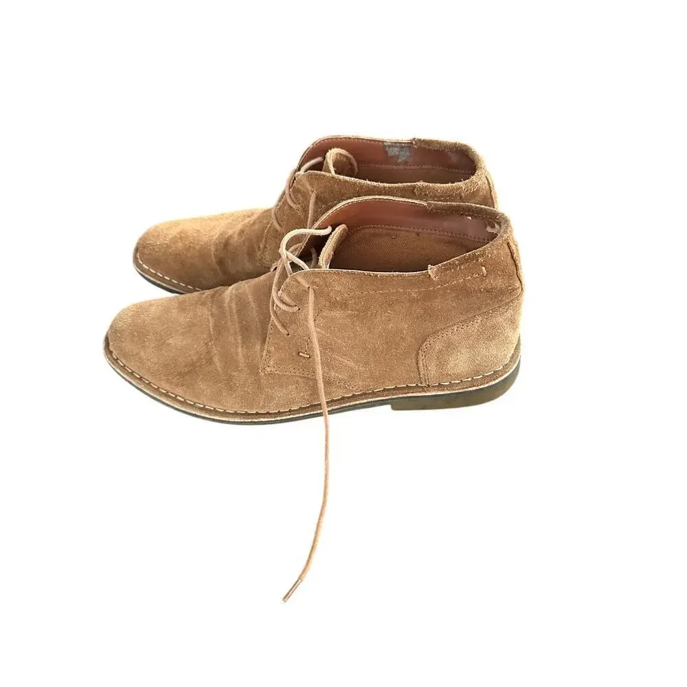 Romeo Pacini Hack Brown Leather Chukka Boots sz 9
